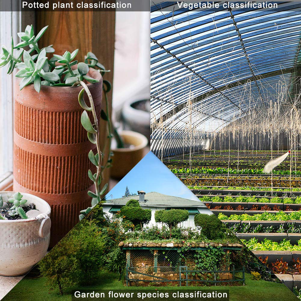 SumDirect® 100pcs 2.68"x6.5" Thick Plastic Waterproof Plant T-Type Tags Markers Nursery Garden Labels (White) - Image 7