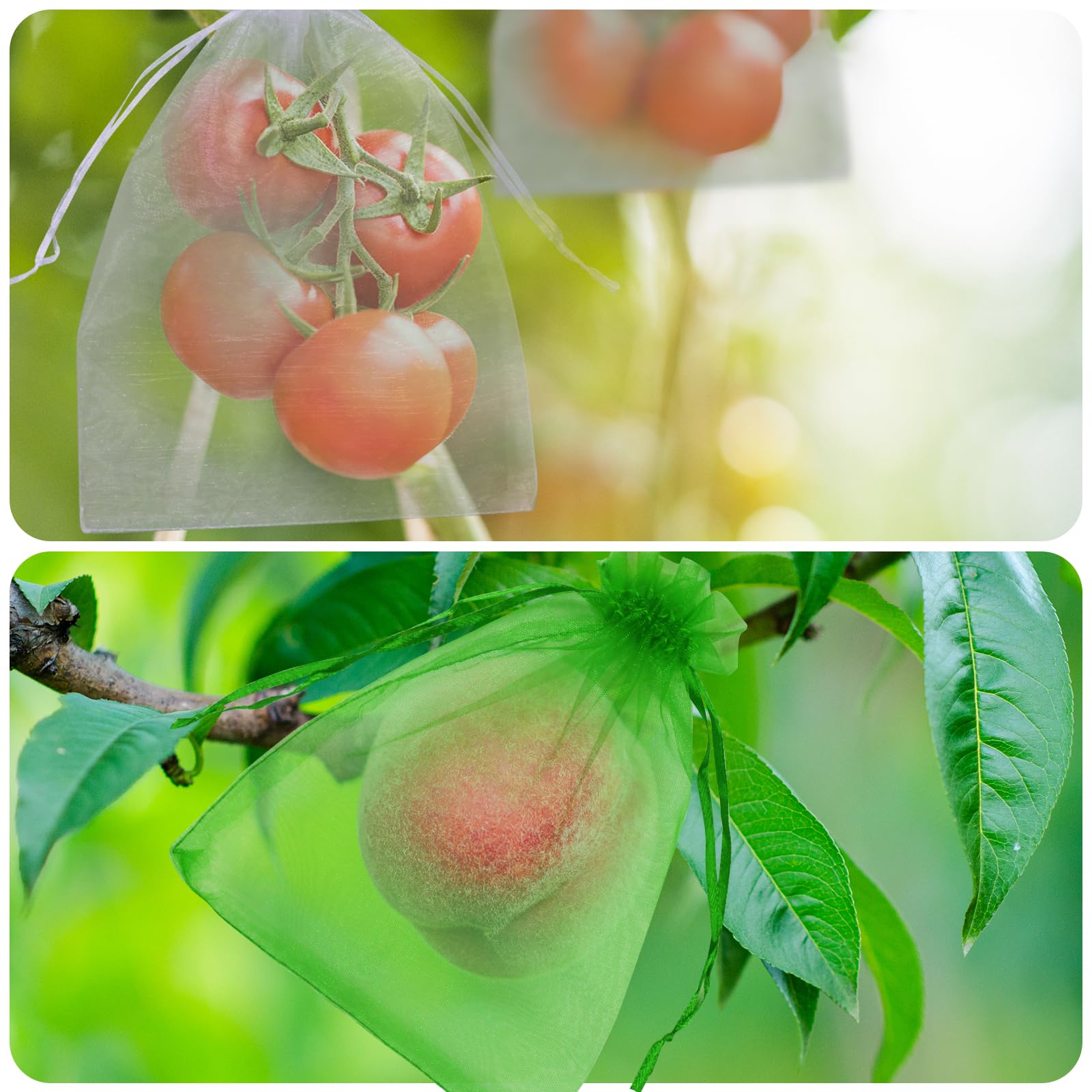 SumDirect 110Pcs 4x6 inches Mixed Color Sheer Drawstring Organza Jewelry Pouches Wedding Party Christmas Favor Gift Bags - Image 6