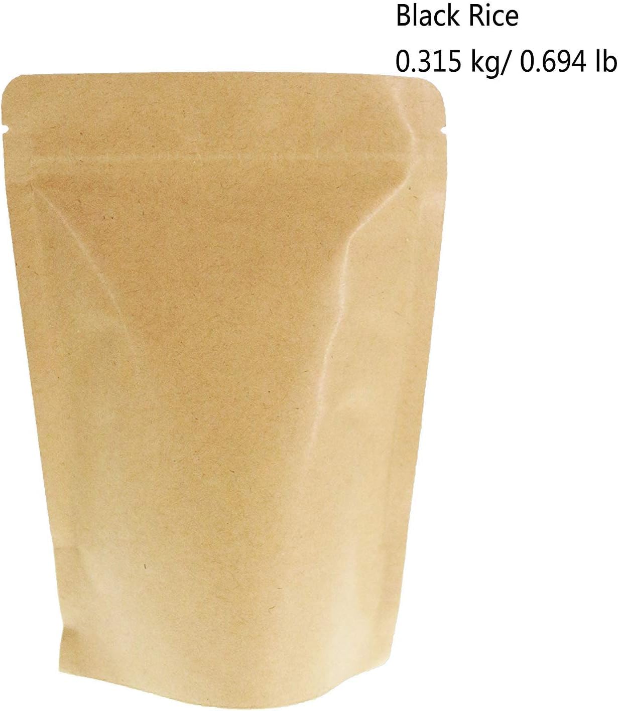 SumDirect Kraft Stand Up Pouches - 100 Pack Self-Sealing Zipper Food Storage Reusable Bags with Foil Lined for Home or Business (5X7 Inch,100PCS) - Image 7