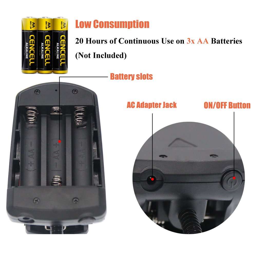 SumDirect Music Stand Light - 9 LED Adjustable Clip on Piano Lights, USB and Battery Operated, Perfect for Piano, Book Reading, Orchestra, Podium, Easel - Image 3