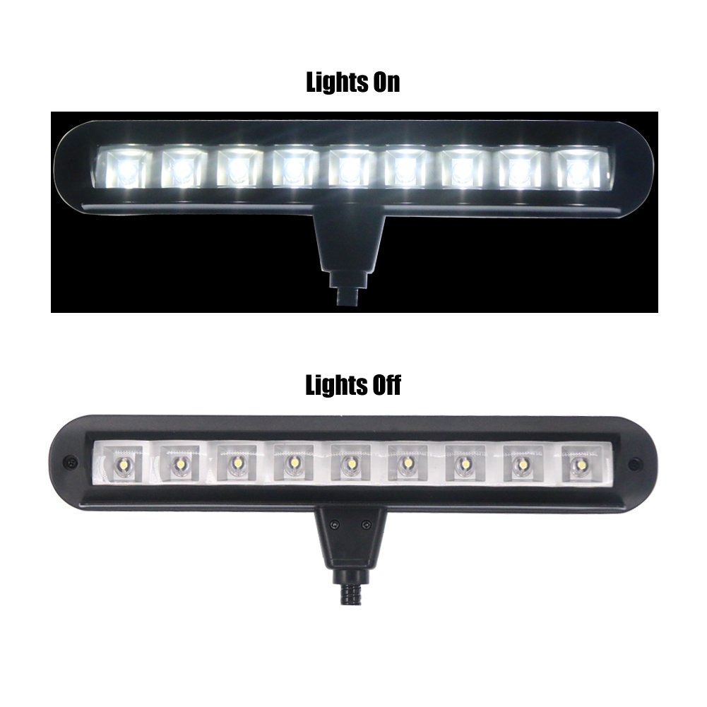 SumDirect Music Stand Light - 9 LED Adjustable Clip on Piano Lights, USB and Battery Operated, Perfect for Piano, Book Reading, Orchestra, Podium, Easel - Image 4