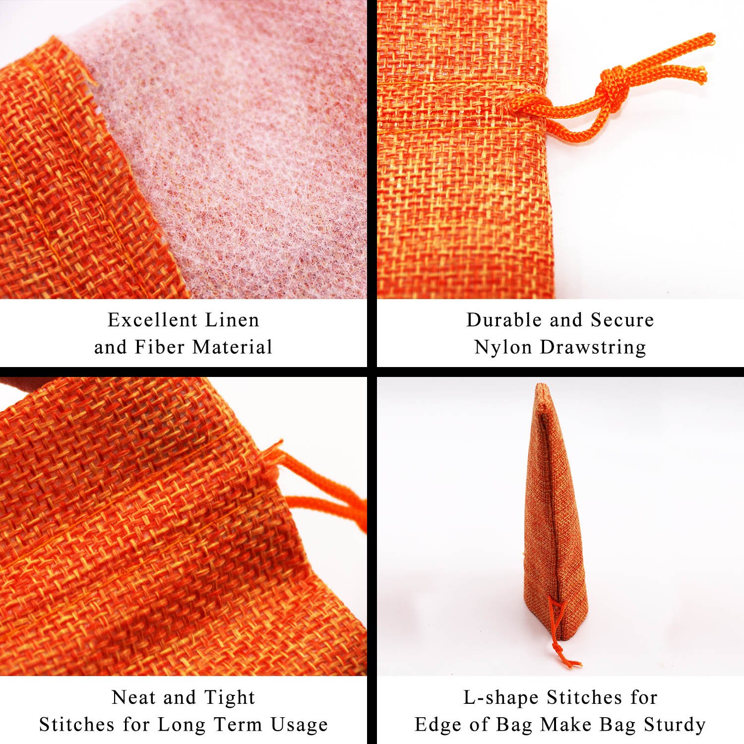 SumDirect Small Burlap Gift Bags 20 Pcs Mixed Color Jewelry Pouches with Drawstring Reusable Linen Gift Bags for Wedding, Party, Valentine, Christmas 3.7x5.5 inch - Image 3